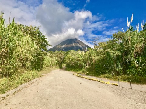 Volcano Viewed From Arenal National Park