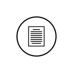 document icon vector design symbol