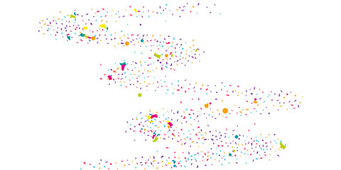 Abstract flying confetti.