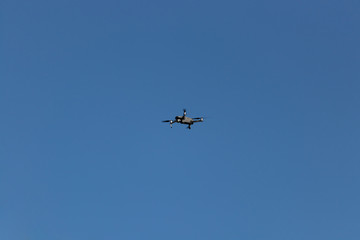 Hovering Drone In The Sky