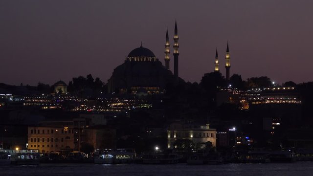 Evening through Suleymaniye Mosque