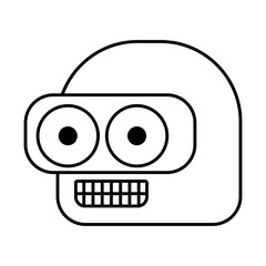 Technology robot cartoon vector design