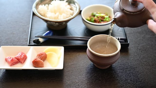 Japanese breakfast video3 日本の朝ごはん