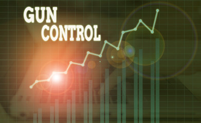 Word writing text Gun Control. Business photo showcasing legal measure intended to restrict the possession of guns
