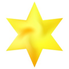 Obraz premium Mesh background in the form of hexagram.