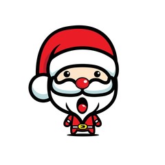 Santa Claus Mascot vector design