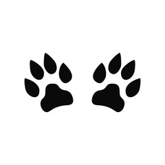 human footprint icon vector design symbol