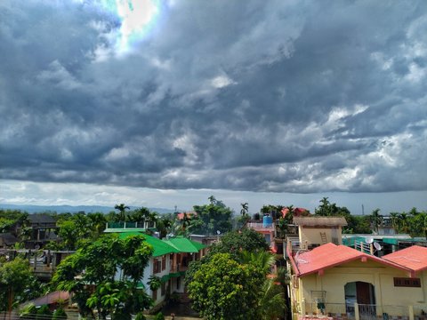 Black cloud above Dimapur Nagaland