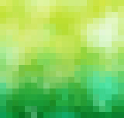 Green Grid Mosaic Background, Creative Design Templates. abstract colorful gradient rectangles check . Background of squares Different pixel pattern shades.