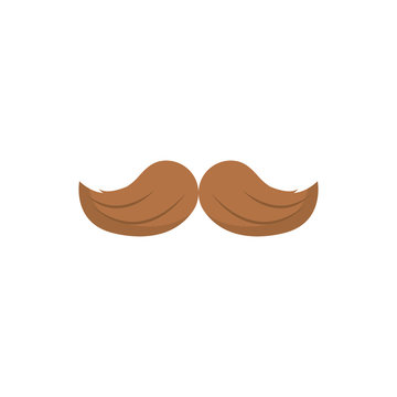 Isolated mexican mustache vector design