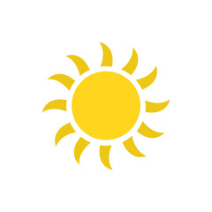 Isolated sun icon vector design