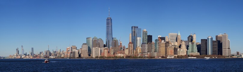 Fototapeta na wymiar NY Manhattan XL Panorama