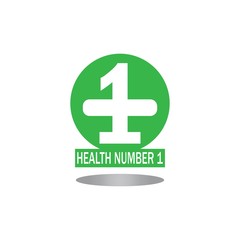 Obraz premium HEALT LOGO VECTOR ILLUSTRATION TEMPLATE