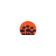 Fototapeta premium Halloween logo template vector icon design