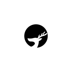 Deer logo template vector icon design