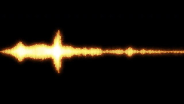 Yellow flashy dance radio recorder sound frequency spectrum gradient line - looped