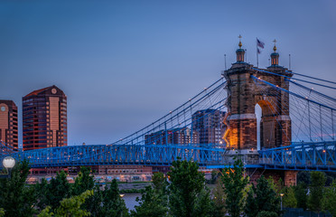 Fototapeta premium Roebling Bridge