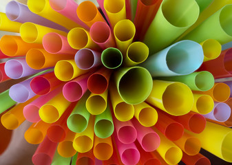 straw straws plastic drinking background colourful full screen