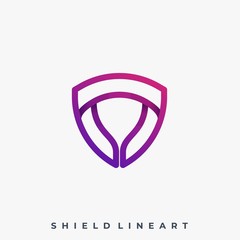 Shield Security Illustration Vector Template