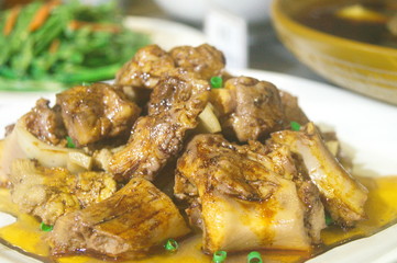 Traditional cuisine model landscape in chaozhou, China