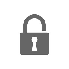 lock icon vector design symbol