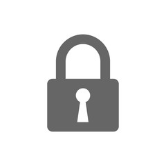 lock icon vector design symbol