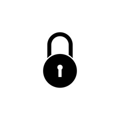 lock icon vector design symbol