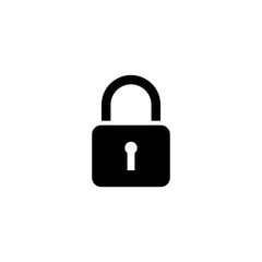 lock icon vector design symbol