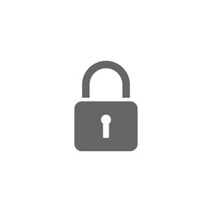 lock icon vector design symbol