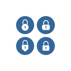 lock icon vector design symbol
