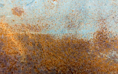 Background of old steel wall to rust. , Copy space for text