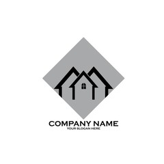 Real estate logo concept for business. House, Home and hotel type vector illustration