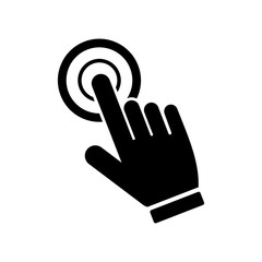 hand cursor icon vector design symbol