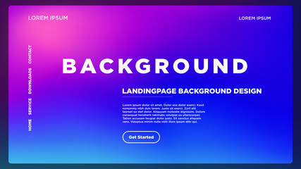 Creative abstract gradient for website and landing page template