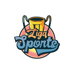 Obraz premium vintage badges sport, colorful sport emblems and logo