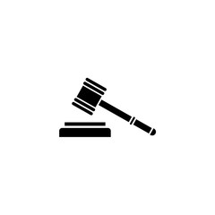 gavel icon logo vector design symbol