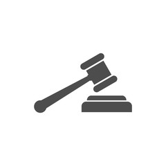 gavel icon logo vector design symbol