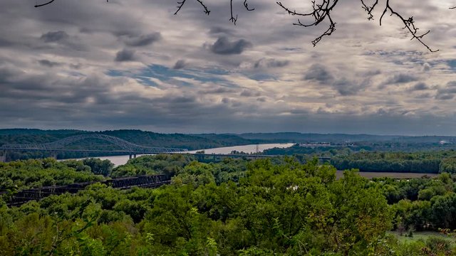 Shawnee Lookout North Bend Ohio Timelapse
