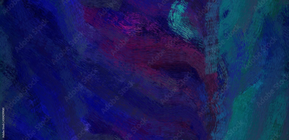 Poster seamless pattern. grunge abstract background with midnight blue, teal green and teal blue color and 