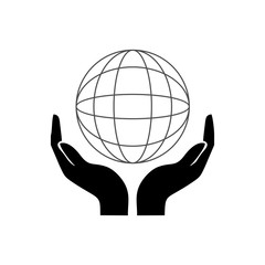 hand handshake icon vector design symbol