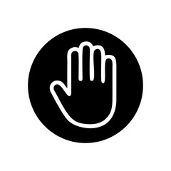 hand handshake icon vector design symbol