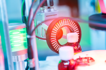 Robotic vision sensor camera system in intellegence medicine factory