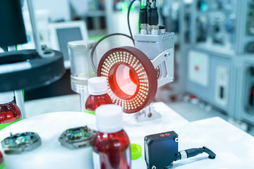 Robotic vision sensor camera system in intellegence medicine factory
