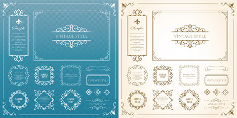 高級　フレーム　ビンテージ　アンティーク調　コピースペース　ラグジュアリー