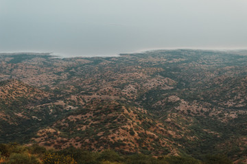 Fototapeta premium View of the Black Hills at Kutch, Gujarat, India