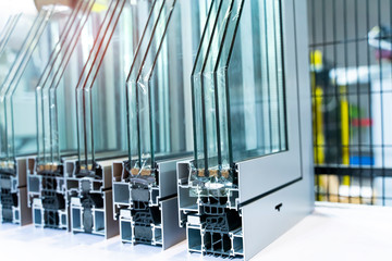 Aluminum profile for window, door, bathroom box