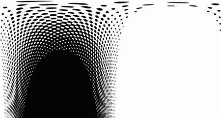 Wave halftone pop art background abstract vector comics style blank layout template with clouds beams and isolated dots pattern. For sale banner for your designe 1960s. with copy space eps10