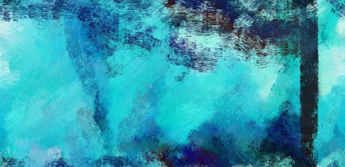 background pattern. grunge abstract background with medium turquoise, very dark blue and powder blue color. and copy space for your text