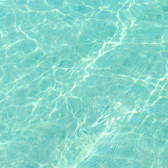 Fototapeta na wymiar Swimming pool and sunlight reflection