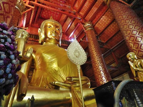 Thailand gilded Buddha image